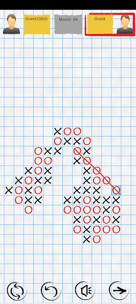 Tic Tac Toe Online: Mega XO  [МОД Бесконечные деньги] Screenshot 2