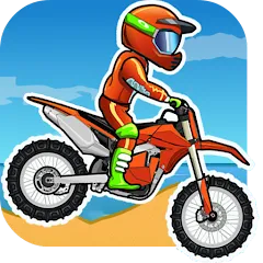 Взломанная Moto X3M Bike Race Game (Мото 3М Игра на мотоциклах)  [МОД Бесконечные деньги] - последняя версия apk на Андроид