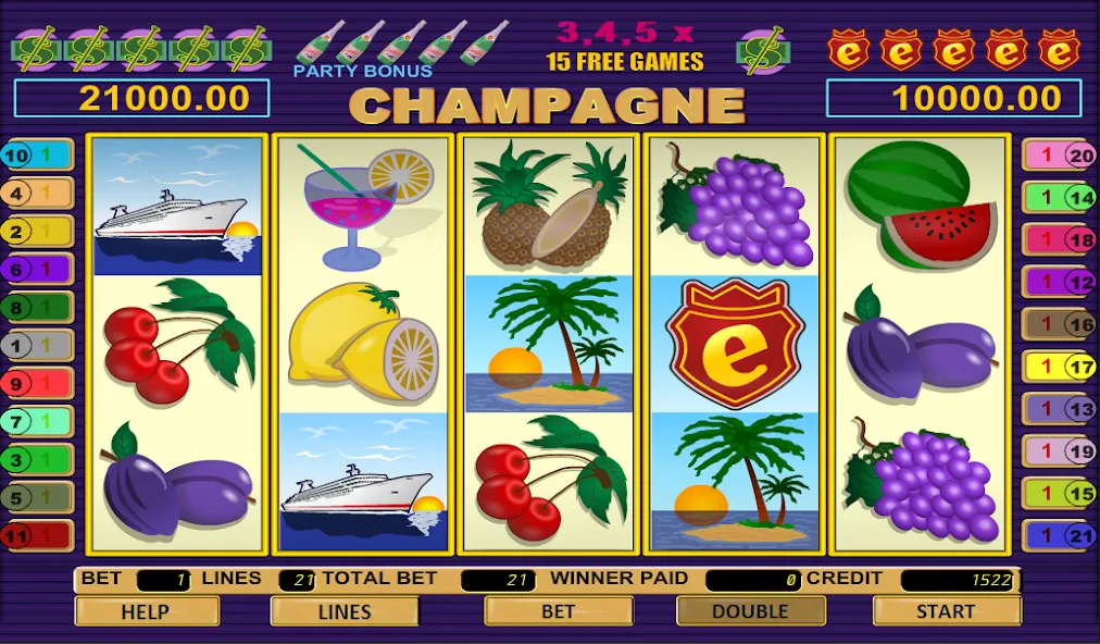 Champagne Slot (Шампанское Слот)  [МОД Много денег] Screenshot 1