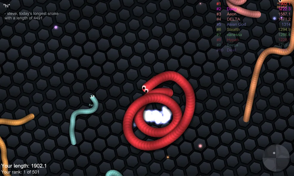 slither.io  [МОД Меню] Screenshot 5