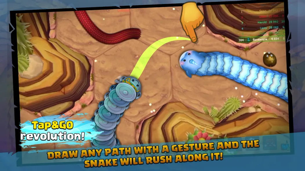 Little Big Snake (Литл Биг Снейк)  [МОД Бесконечные деньги] Screenshot 2