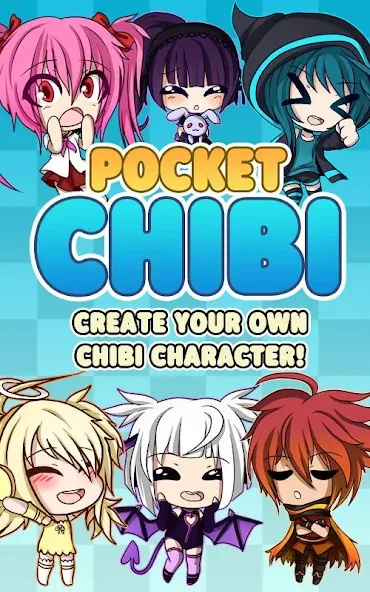 Pocket Chibi - Anime Dress Up (Покет Чиби)  [МОД Mega Pack] Screenshot 1