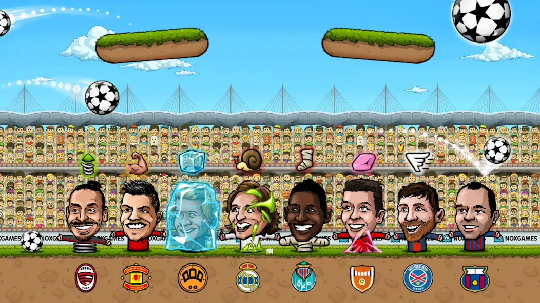 Puppet Soccer: Champs League (Паппет Соккер)  [МОД Menu] Screenshot 3