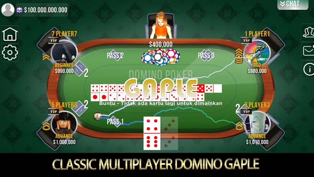 Domino Poker QiuQiu Gaple (Домино Покер ЧиЧи Гапле)  [МОД Unlimited Money] Screenshot 1