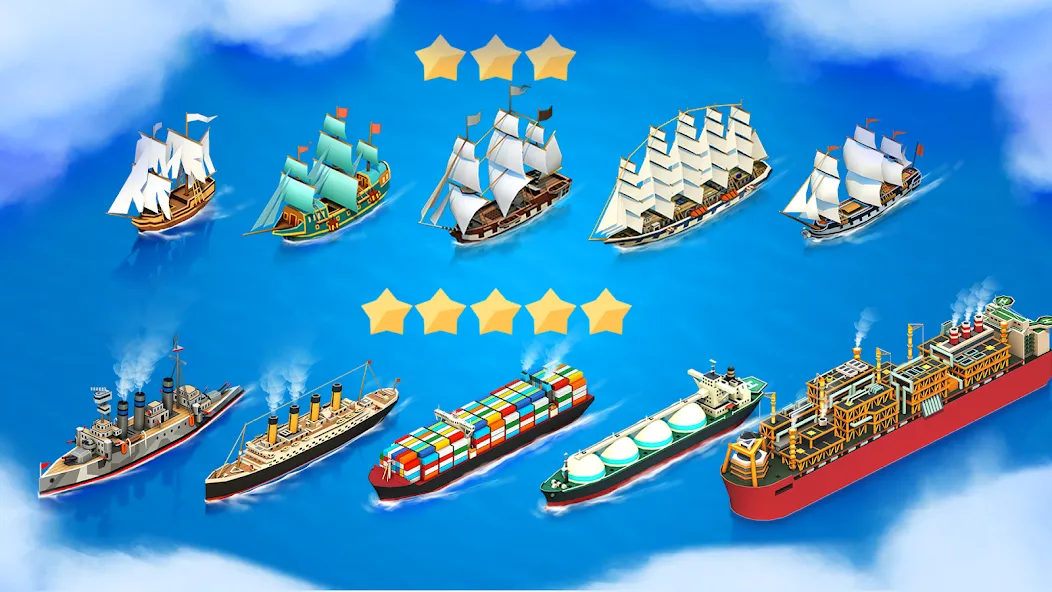 Sea Port: Cargo Boat Tycoon (Си Порт)  [МОД Много денег] Screenshot 4