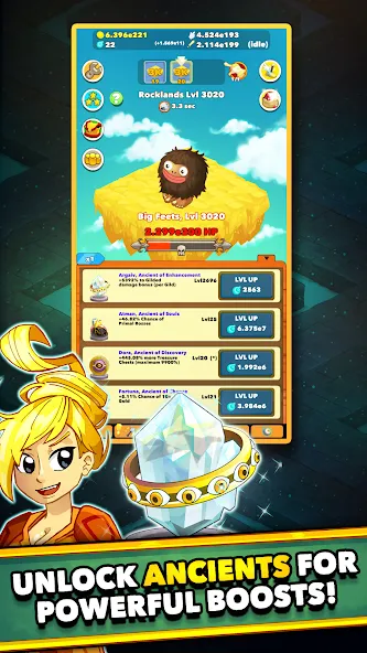 Clicker Heroes - Idle RPG (Кликер Герои)  [МОД Много денег] Screenshot 1