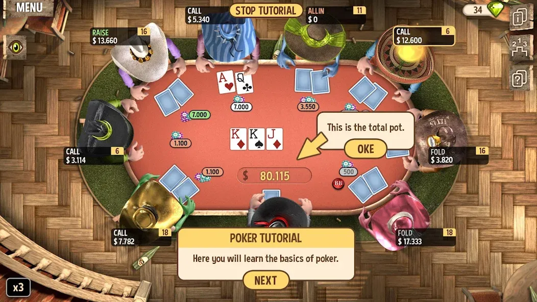 Learn Poker - How to Play  [МОД Unlocked] Screenshot 2