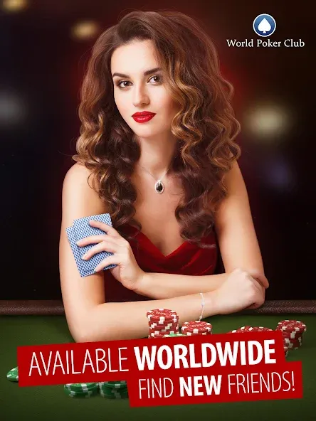 Poker Games: World Poker Club (Покер Гейм)  [МОД Много монет] Screenshot 1