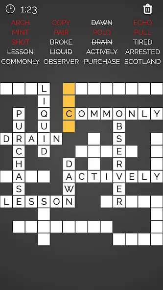 Crossword : Word Fill  [МОД Бесконечные деньги] Screenshot 2