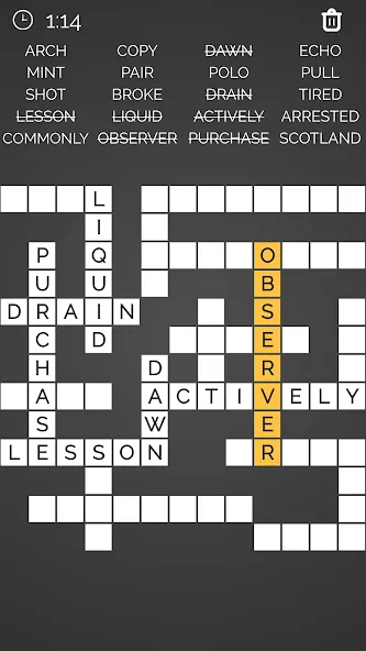 Crossword : Word Fill  [МОД Бесконечные деньги] Screenshot 5