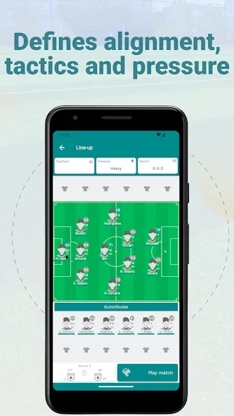 Superkickoff - Soccer manager (уперкикофф)  [МОД Menu] Screenshot 5