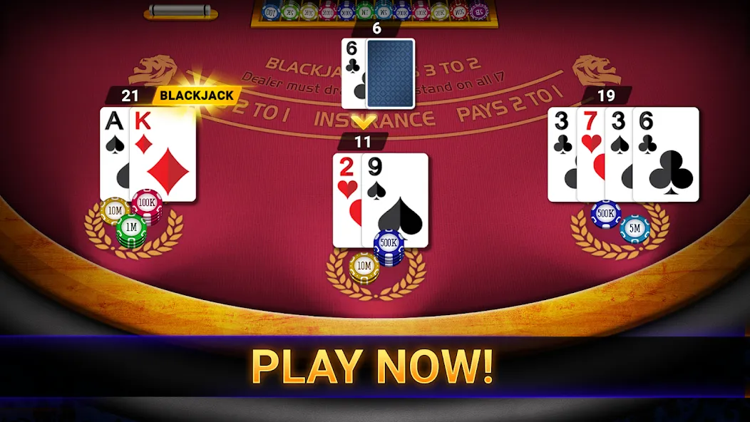 Blackjack 21: online casino (Блэкджек 21)  [МОД Все открыто] Screenshot 3