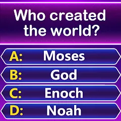 Скачать взлом Bible Trivia - Word Quiz Game (Библейская викторина)  [МОД Unlimited Money] - полная версия apk на Андроид