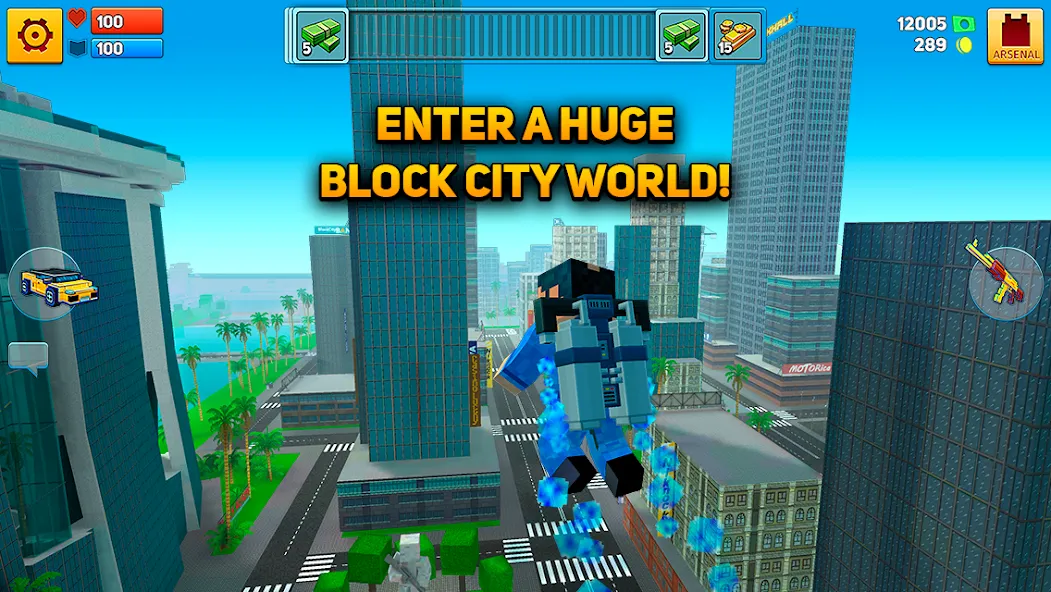 Block City Wars: Pixel Shooter (Блок Сити Варс)  [МОД Меню] Screenshot 2