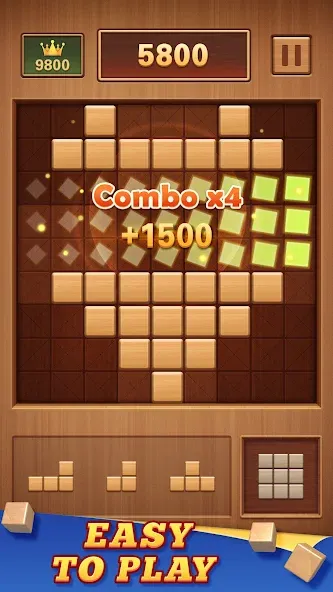 Wood Block 99 - Sudoku Puzzle (Вуд Блок 99)  [МОД Много монет] Screenshot 3