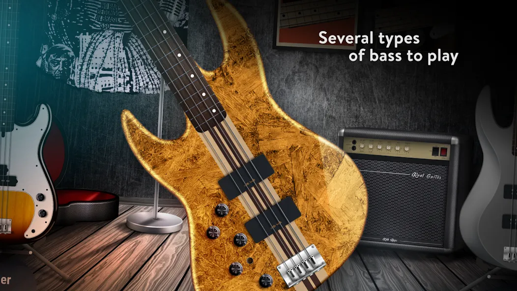 Real Bass: bass guitar (Риал Басс)  [МОД Unlimited Money] Screenshot 3