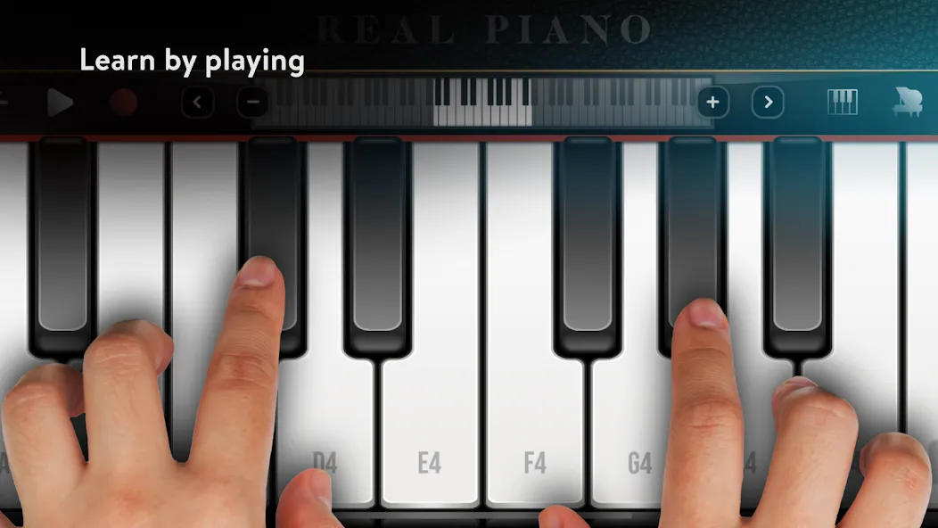 Real Piano electronic keyboard (Риал Пиано)  [МОД Mega Pack] Screenshot 1