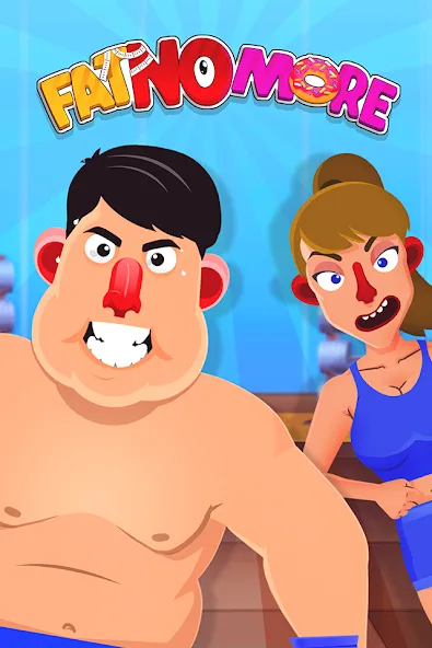 Fat No More: Sports Gym Game! (Фэт Но Море)  [МОД Menu] Screenshot 5