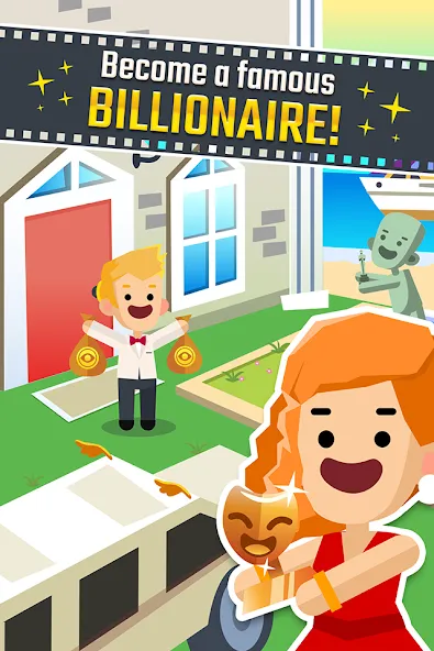 Hollywood Billionaire: Be Rich (Холливудский миллиардер)  [МОД Menu] Screenshot 2