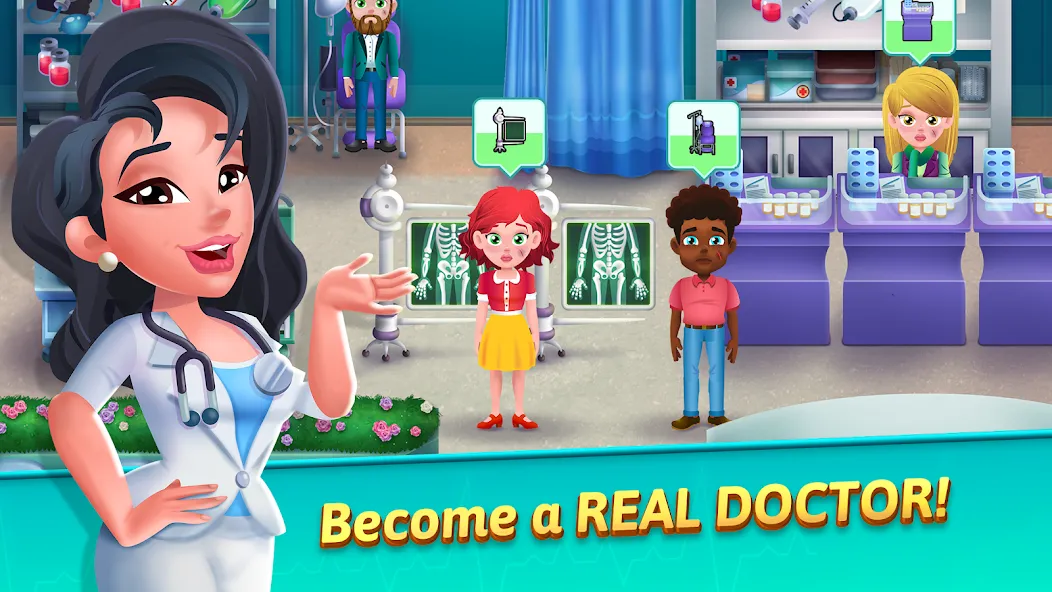 Medicine Dash: Hospital Game (Медицинский Дэш)  [МОД Mega Pack] Screenshot 1