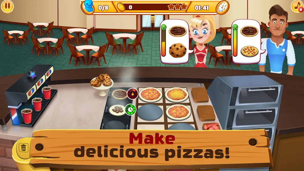 My Pizza Shop 2: Food Games (Мой Пиццерия 2)  [МОД Много денег] Screenshot 2