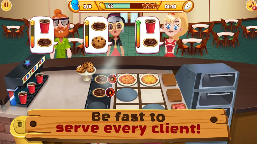 My Pizza Shop 2: Food Games (Мой Пиццерия 2)  [МОД Много денег] Screenshot 5