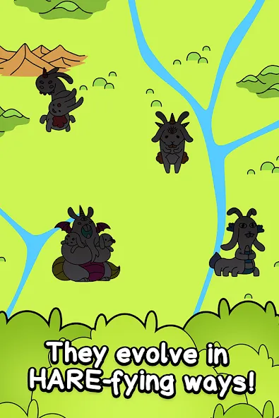 Rabbit Evolution: Merge Bunny (Рэббит Эволюшн)  [МОД Меню] Screenshot 3