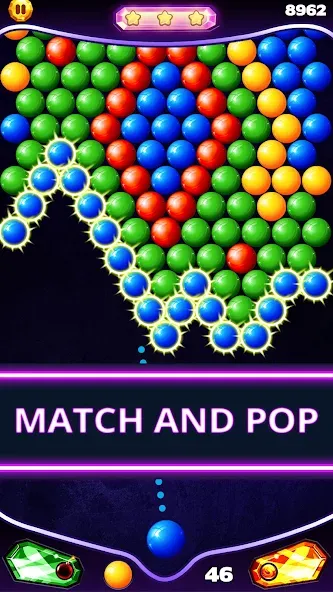 Bubble Shooter Classic (Бабл Шутер Классик)  [МОД Все открыто] Screenshot 4