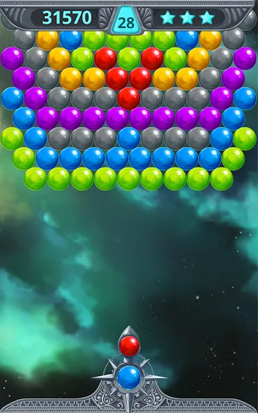 Bubble Shooter Space (Бубль шутер спейс)  [МОД Unlocked] Screenshot 5