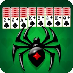 Взлом Spider Solitaire: Card Game (Спайдер Солитер)  [МОД Unlimited Money] - стабильная версия apk на Андроид