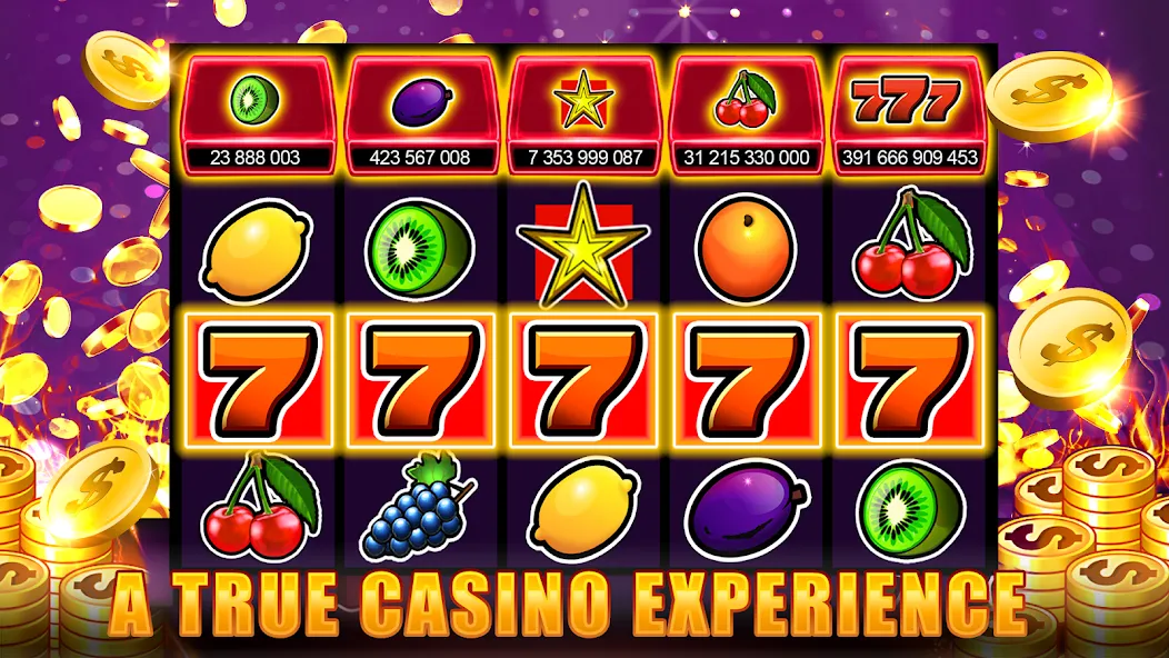 Slots 777 - Slot Machine Games  [МОД Все открыто] Screenshot 1