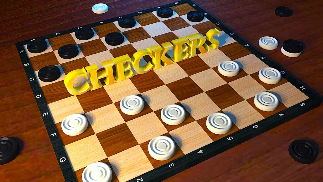 Checkers: Checkers Online- Dam  [МОД Бесконечные деньги] Screenshot 1