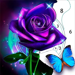 Скачать взломанную Color Master - Color by Number (Колор Мастер Про)  [МОД Бесконечные монеты] - последняя версия apk на Андроид