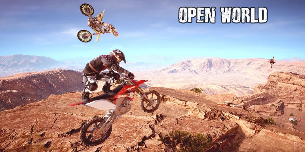 Dirt MX Bikes KTM Motocross 3D (Дирт МХ Байкс КТМ Мотокросс 3Д)  [МОД Unlimited Money] Screenshot 1