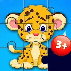 Скачать взломанную Kids puzzles - 3 and 5 years  [МОД Mega Pack] - стабильная версия apk на Андроид