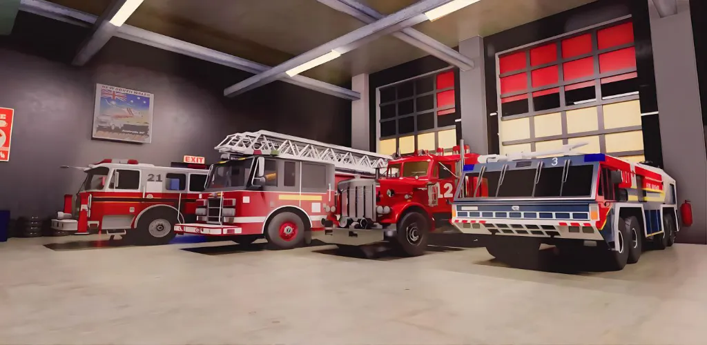 Real Firefighter 3D Simulator (Реальный Пожарник 3D Симулятор)  [МОД Бесконечные монеты] Screenshot 4