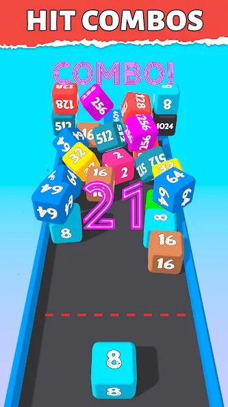 Bounce Merge 2048 Join Numbers  [МОД Mega Pack] Screenshot 5