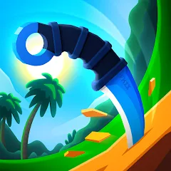 Скачать взломанную Flippy Knife: 3D flipping game (Флиппи Найф)  [МОД Бесконечные деньги] - последняя версия apk на Андроид