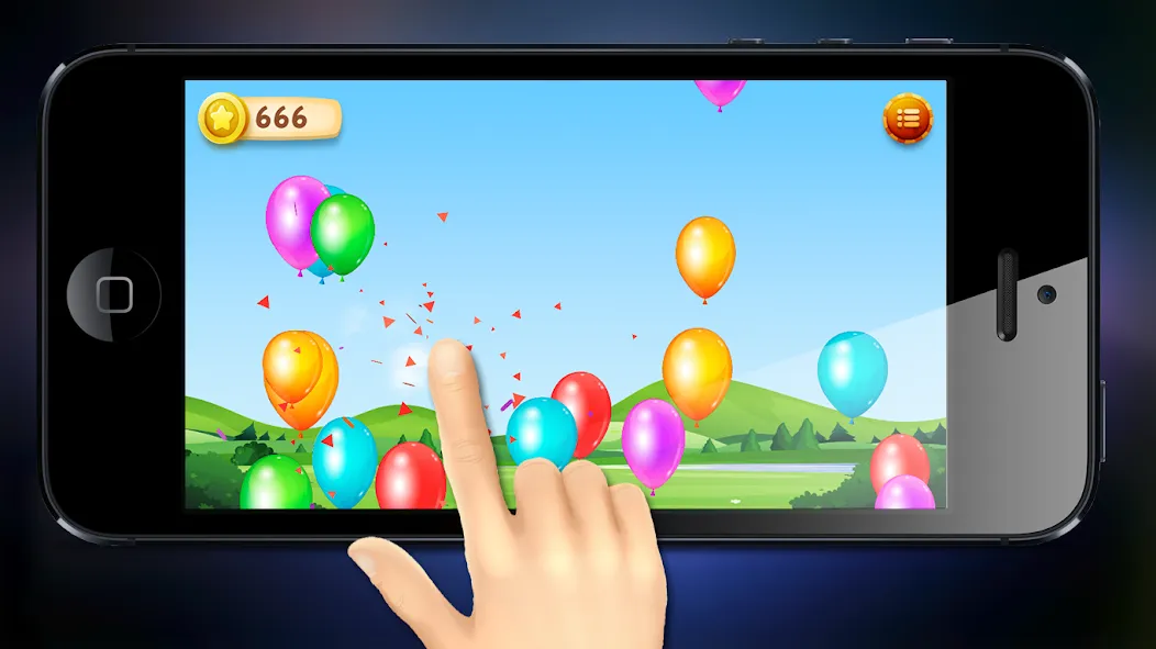 Burst balloons for kids  [МОД Много денег] Screenshot 1