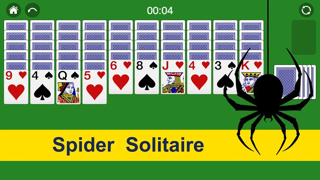 Spider Solitaire Card Game Fun  [МОД Unlimited Money] Screenshot 1