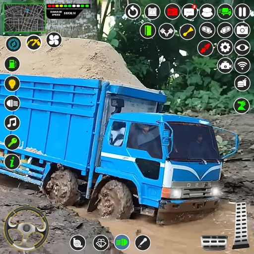 Mud Truck Runner Simulator 3D  [МОД Много монет] Screenshot 1