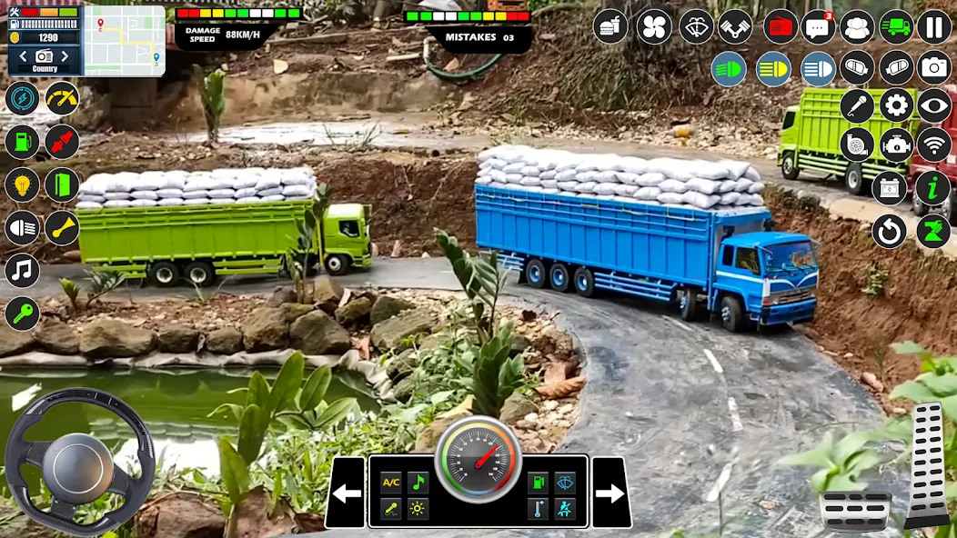 Mud Truck Runner Simulator 3D  [МОД Много монет] Screenshot 3