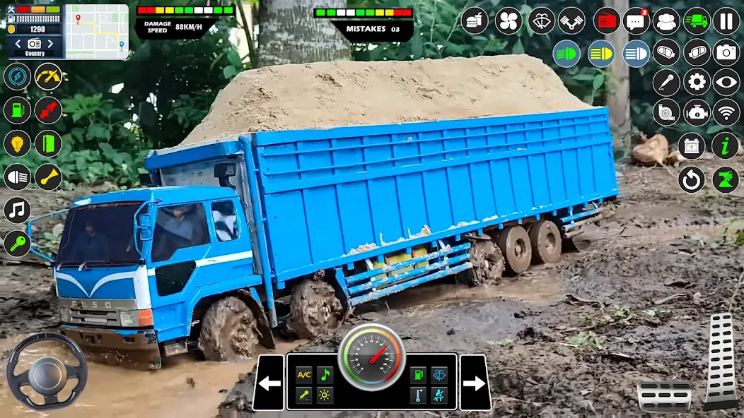 Mud Truck Runner Simulator 3D  [МОД Много монет] Screenshot 4