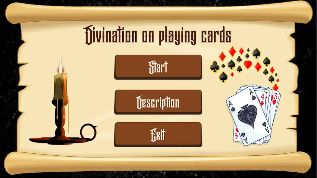 Divination on Playing Cards  [МОД Много монет] Screenshot 1