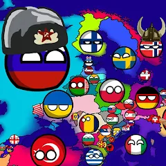 Взлом Countryballs: World War Simula (Кантриболс)  [МОД Много денег] - полная версия apk на Андроид