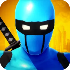 Взломанная Blue Ninja : Superhero Game (Блу Ниндзя)  [МОД Много монет] - последняя версия apk на Андроид