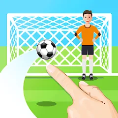 Взлом Penalty Shootout Game Offline (Пенальти игра без подключения к интернету)  [МОД Много монет] - последняя версия apk на Андроид