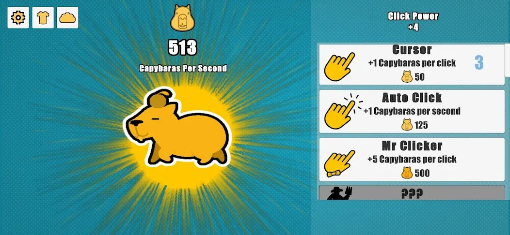 Capybara Clicker (Капибара Кликер)  [МОД Бесконечные монеты] Screenshot 1