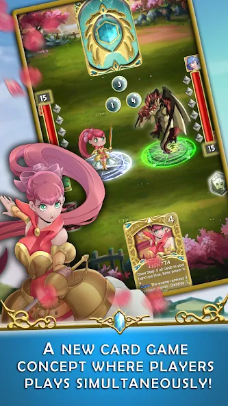 Crystal Soul - TCG Card Battle  [МОД Много монет] Screenshot 1