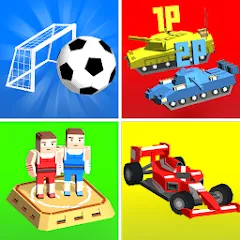 Взломанная Cubic 2 3 4 Player Games (убик 2 3 4)  [МОД Все открыто] - последняя версия apk на Андроид